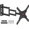 OEM Supporto da parete ELIVED TV con braccio lungo per la maggior parte dei televisori da 26 a 60 pollici, supporto angolare per televisori, estensibile fino a 749 mm, VESA max. 400 x 400 mm, portata max. 35 kg, EV3017
