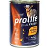 Prolife Cane Dual Fresh Adulto Medium&Large Bufalo, Agnello & Riso Lattina 400 Gr