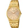 Casio Orologio Uomo - MTP-B145G-9AVDF Quadrante Bianco, Cinturino Oro, Multi, One Size, Bracciale