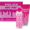 POLICE HOT PINK EDT 100ML + BODY LOTION 125ML