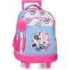 JOUMMA BAGS Minnie Flowers Con Carrellino 2 Ruote 45 Cm