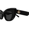 Gucci GG2031S 001 - Occhiali da Sole Cat Eye Neri con Logo GG