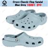 Crocs Classic Clog Sandalo Blu Grigio 10001-3YO Unisex Taglia