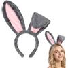 URYVAIW Cerchietto Orecchie di Coniglio, Accessorio Costume Carino, Cerchietti in Pelliccia per Carnevale, Pasqua, Feste, Matrimoni, Compleanni, Cosplay per Bambini, Ragazze & Donne
