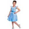 Disguise Costume Cenerentola Bambina - Vestito Carnevale Blu per Bambini, Abito Principessa per Feste e Halloween, 7-8 anni