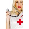 FIESTAS GUIRCA | Stetoscopio per Costume (Taglia Unica) - Accessorio per Travestimento da Dottore Infermiera Medico Operatore Sanitario Ospedale Carnevale Halloween Feste a Tema - Adulto Bambino