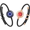 tartoow Braccialetti a Vibrazione Touch a Distanza - Regali per Relazioni a Distanza per Fidanzata e Fidanzato - Braccialetti dell'Amore per Coppie - Bluetooth M001 B So01 G Lu01