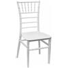 Sedia Lusso Tiffany da Ristorante Catering Eventi Lucida Bianco