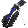 Wilson Mazze da Golf Wilson, Set Completo Player Fit, Inclusa Sacca da golf Stand Bag, Acciaio, Per Uomo