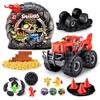 ZURU SMASHERS Smashers Monster Truck Surprise by ZURU, Dino Drifter, Boys, with 25 Surprises, Collectible Monster Truck Surprise (Dino Drifter)