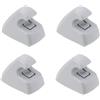 LT Easiyl 4 Pz Clip Di Supporto Per Visiera Parasole Fermo Per Tetto Gancio Per Deflettore In Plastica Compatibile Con Chevrolet Compatibile Con Cruze Grigio 95994975