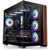THERMALTAKE Case Thermaltake View 380 WS ARGB Mid Tower ATX ARGB Vetro Temperato Nero