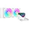 DEEPCOOL Dissipatore A Liquido DeepCool LT240 ARGB Bianco