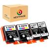 Nextpage Compatibile con Epson T2661 T2670 T-2661 T-2670, cartucce di ricambio per stampanti Epson WF-100W WF-110W Workforce (2 nere, 2 colori), inchiostro pigmentato impermeabile