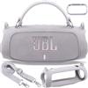 Aenllosi Cover Silicone Protettiva per Altoparlante JBL Charge 6, Bianco