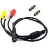 CNDST Cctv Hd Mini Spy Pinhole Telecamera di sicurezza 90 gradi 1000tvl 6PCS Infrarossi IR LED Night Vision Serpente di tubi Nascosto Mini Cctv Telecamera di sorveglianza Mini Telecamera Aanalog