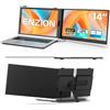 Enzion Estensore per schermo portatile, 14 pollici, FHD 1080P, monitor portatile per laptop, ultra sottile, leggero, estensore portatile Plug & Play per laptop da 13-17, compatibile con Mac/Wins/Chrome