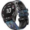 NotoCity Cinturino per Garmin Fenix 6X Pro/Fenix 3/3 HR/Fenix 5X/5X Plus/Fenix 6X/Fenix 7X/7X Pro, Descent MK1/Mk2/Mk2i, D2 Delta PX, Tactix Delta, Cinturino di Ricambio in Silicone 26mm