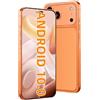 DEMANN GMBH Sblocca il telefono, schermo da 6,6 pollici, 3GB RAM + 16GB ROM/TF 256GB, doppia fotocamera 2MP + 13MP, supporto 4G LTE FDD TDD, doppia SIM, adatto ai principianti.（orange）
