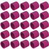 QUARKZMAN 25pz Coperture per Prese RCA Auto in Silicone, Tappi Protettivi per Dvd VCD TV Auto Video RCA Maschio, Rosso