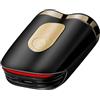 METZ Skyworth Metz SuperCar Rasoio Elettrico Uomo, Rasatura Secco Umido Impermeabile IPX7 8000 RPM, Testina Magnetica, Doppio Retino, 60 min Autonomia, Ricarica Rapida 1h USB-C, Nero