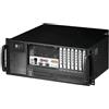 Techly Chassis Industriale Rack 19''/Desktop 4U Ultra Compatto Nero