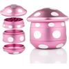 Viberium Grinder Metallo 45 mm- Grinder Belli Tritino, Grinders Kit Original, Accessori per Erbe, Herb Crusher Professionale, Macinino, 4 Pezzi, Rosa