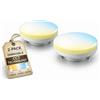 ADAKAT Confezione da 2 lampadine LED CCT GX53 da 6 W, 3000 K, 4000 K, 6000 K