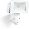 STEINEL FL 1400 S - Proiettore a LED per esterni, rilevatore 220°, portata 10 m, faretto potente 14,7 W, 4000 K