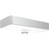 Steinel Luce solare XSolar SOL-O S, Lampada da parete con sensore a 360°, accensione soft light, luce notturna, Argento