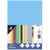 Kangaro - Carta colorata azzurro DIN A4 120 g/m² FSC mix - 100 fogli - Carta per lettere e lavori fai da te