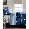 Lush Decor Star 3-Piece Quilt Set, Full/Queen, Navy