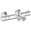 Grohe 34569000 Grohtherm 800 Miscelatore Termostatico per Vasca/doccia, da Parete [Vecchio Modello], Argento