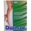 DUAL SANITALY Gambaletto Terapeutico Compressione Decrescente KKL1/2 Punta Aperta DUALSAN Taglia 4