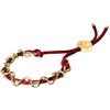 Purelei Bracciale Share Aloha - Regolabile | Bracciale in Nylon con Dettaglio Catena e Chiusura Incisione | Acciaio Inossidabile e Placcatura in Oro 14K/18K | Simbolo di Connessione, Amicizia e Gioia
