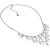 VLNET Vestopazzo collana placcata in argento stelle pendenti. Chiusura regolabile con moschettone. Lunghezza collana 42 + 6,5 cm. Lavorazione artigianale