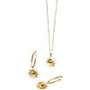 Purelei Sun Collana da donna con ciondolo a forma di sole, in acciaio inox, impermeabile, regolabile 50-55 cm, simbolo di gioia di vivere e fiducia in se stessi, oro/argento/oro rosa, Eine Grösse