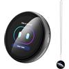 Relxhome AI Badge - Traduttore vocale con 60 lingue in tempo reale, Bluetooth 6.0, Smart E-Badge portatile con schermo LCD HD touch screen, traduttore vocale per viaggi, affari