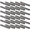 Spacesea Set di 30 etichette di plastica cubo indicatore numero regolabile stand numeri arabi tag prezzo combinati kit show kit nero