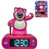 Lexibook, Disney Toy Story, Sveglia Luce Notturna Lotso, Personaggio Luminoso, Effetti sonori, Scelta di allarmi, Schermo LCD retroilluminato, Snooze, Viola, RL800TS1LXB