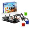 ACEBOTT 4DOF - Kit braccio robotico per bambini compatibile con Arduino IDE, programmazione ESP32, kit per costruire bracci, robot intelligente, giocattolo educativo STEM, con joystick e controllo app Web