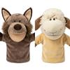 LOMTRATS Marionette per bambini neonato Contiene lupo, tigre, leone, scimmia, bocche aperte mobili Perfette per narrativa, insegnamento, età prescolare, regalo di compleanno