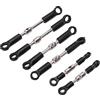 plplaaoo Set di tiranti RC per WLtoys 144001 144002 124018 124019 124017 124016 Parti di aggiornamento per Auto telecomandate, Set di collegamenti per Camber dello sterzo in Alluminio,
