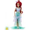 Disney Store Official Bambola Ballerina Disney Princess Ariel, La Sirenetta, Collezione Bambole Ballerine, 30 cm, 3+