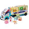 Melissa & Doug PAW Patrol Camion con Blocchi ABC in Legno (33 Pezzi), Multicolore
