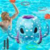 CHENBOOW Pallacanestro Galleggiante,Giocattoli Gonfiabili da Pallacanestro da Piscina,Canestro da Basket da Piscina,Canestro Gonfiabile Piscina,per Bambino Adulto Famiglia