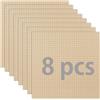 Guihumz Set di 8 piastre da costruzione compatibili con la maggior parte dei marchi, piastra base classica, compatibile con piastra da costruzione Lego Classic, 25,5 x 25,5 cm, piastra base sabbia