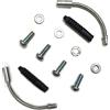 AARNAV Accessori per freni a V, guida per cavi, tubi curvi, manicotti in gomma di plastica, manicotti protettivi per stivali con bulloni e rondelle per freni a V per mountain bike