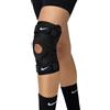 Nike Pro Open Knee Strap Sleeve Black White Cavigliere, Ginocchiere, stecche e fionde, Adulti Unisex, Multicolore, L
