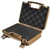 GUGULUZA Custodia rigida tattica per pistola in ABS, custodia imbottita per accessori da caccia, marrone chiaro